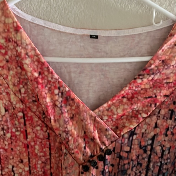 V NECK RAINBOW SHIRT - Picture 2 of 2